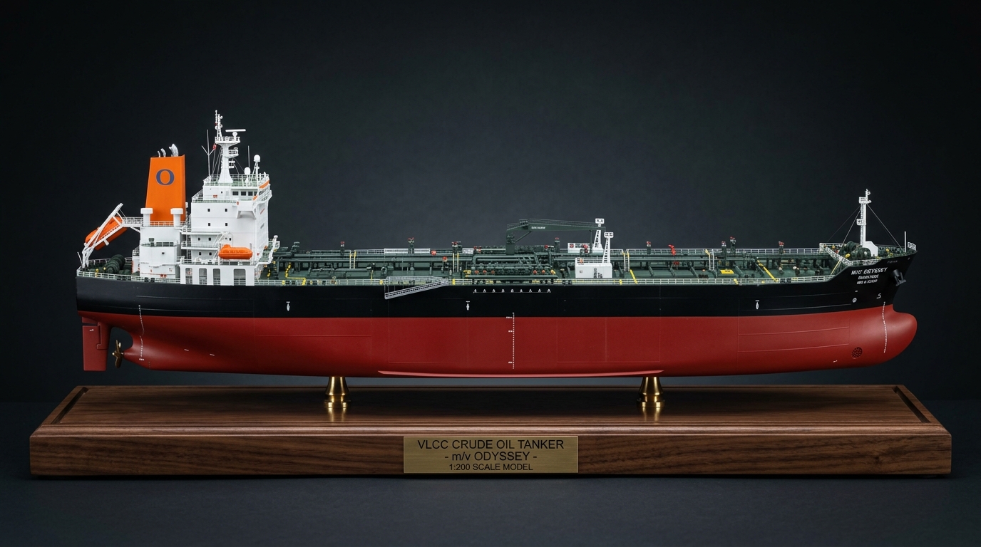 VLCC & Chemical Tanker 3D scale model